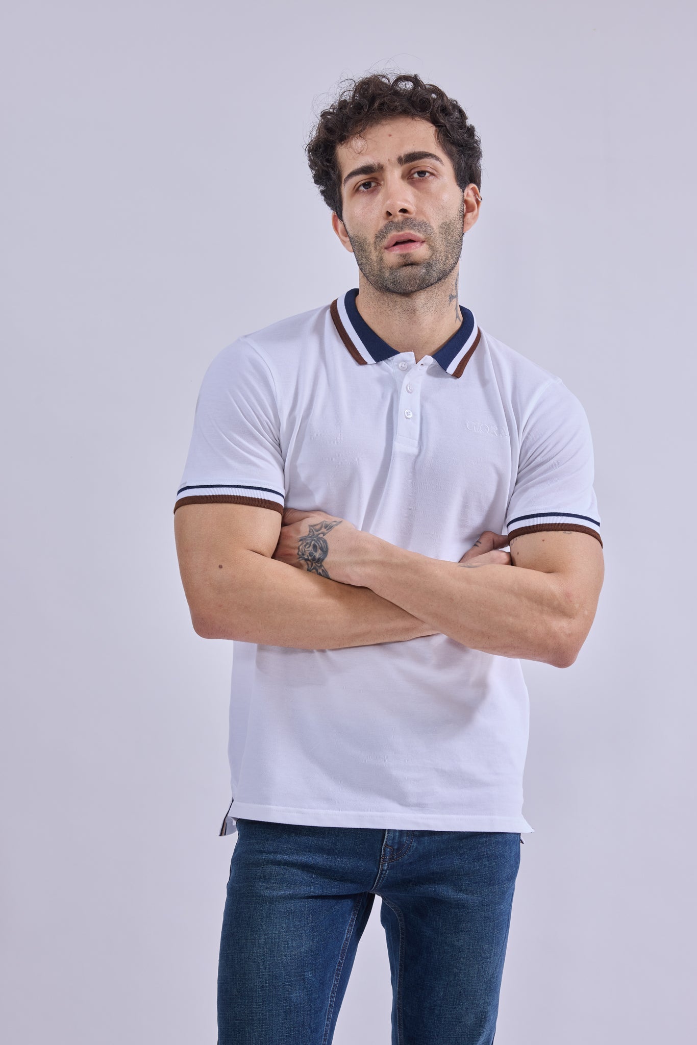 Polo - GIORAcottonGIORAPoloGI-POL-0005-WH-SSGIORACotton
