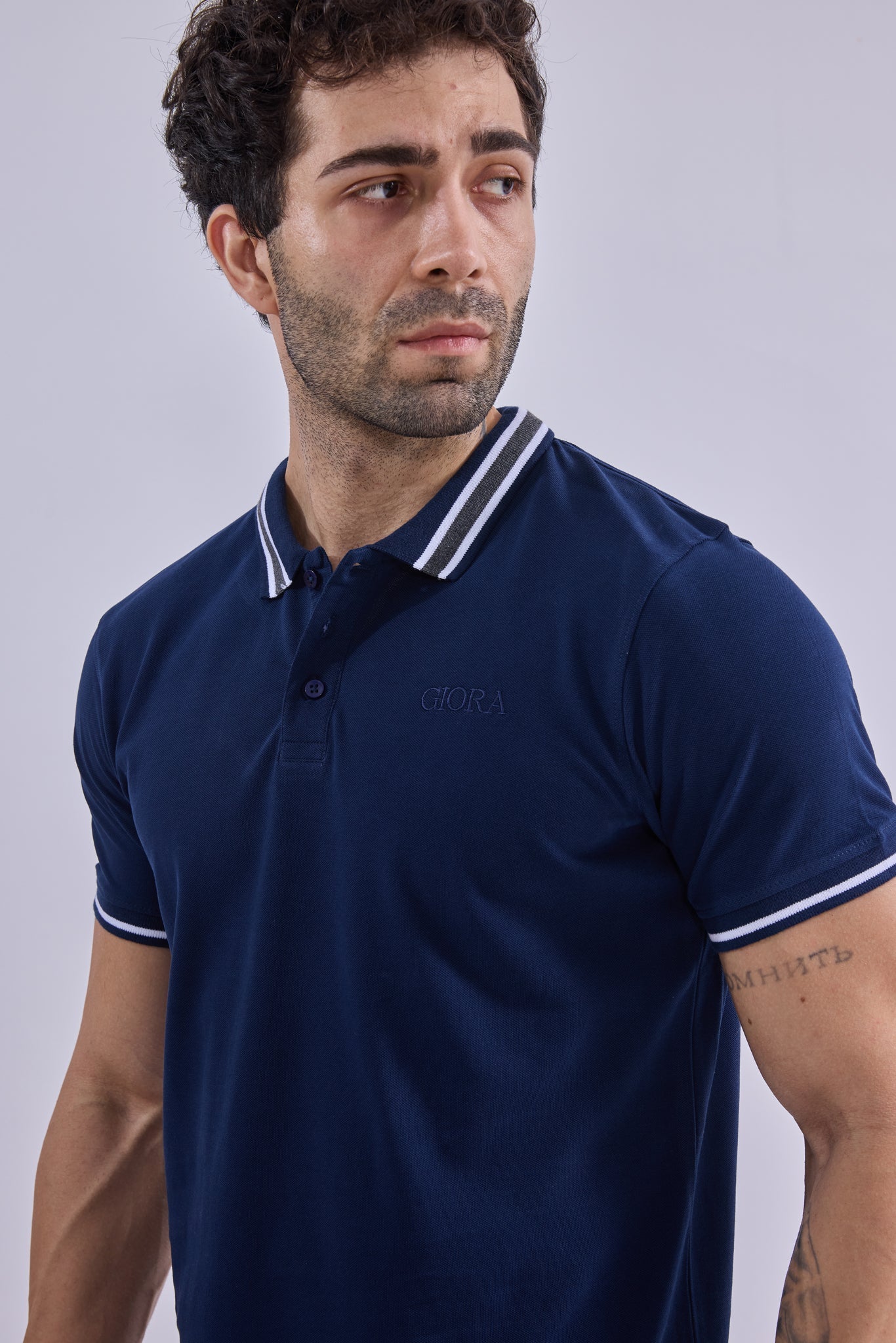 Polo - GIORAcottonGIORAPoloGI-POL-0002-BL-SSGIORACotton