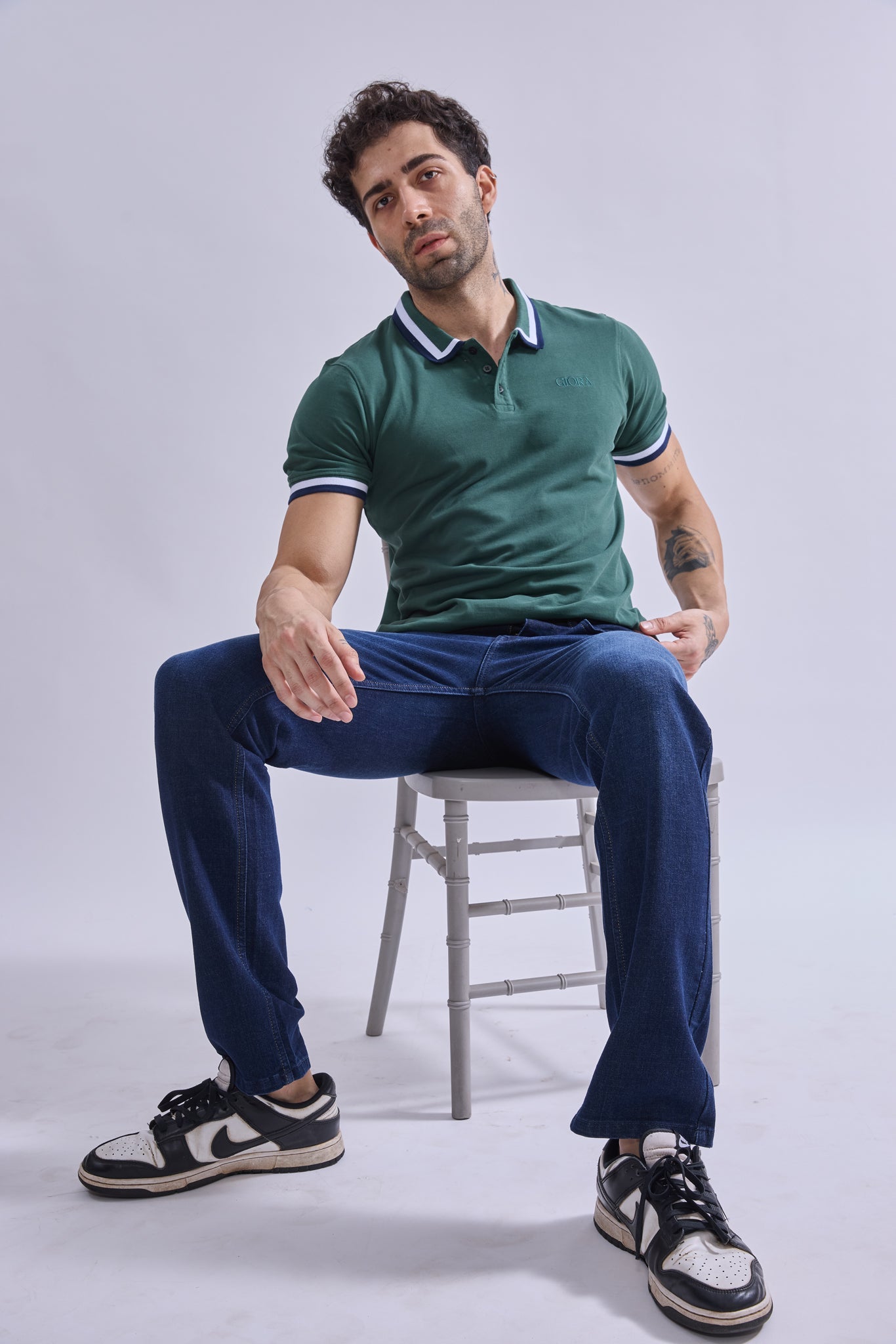 Polo - GIORAcottonGIORAPoloGI-POL-0001-GRN-SSGIORACotton