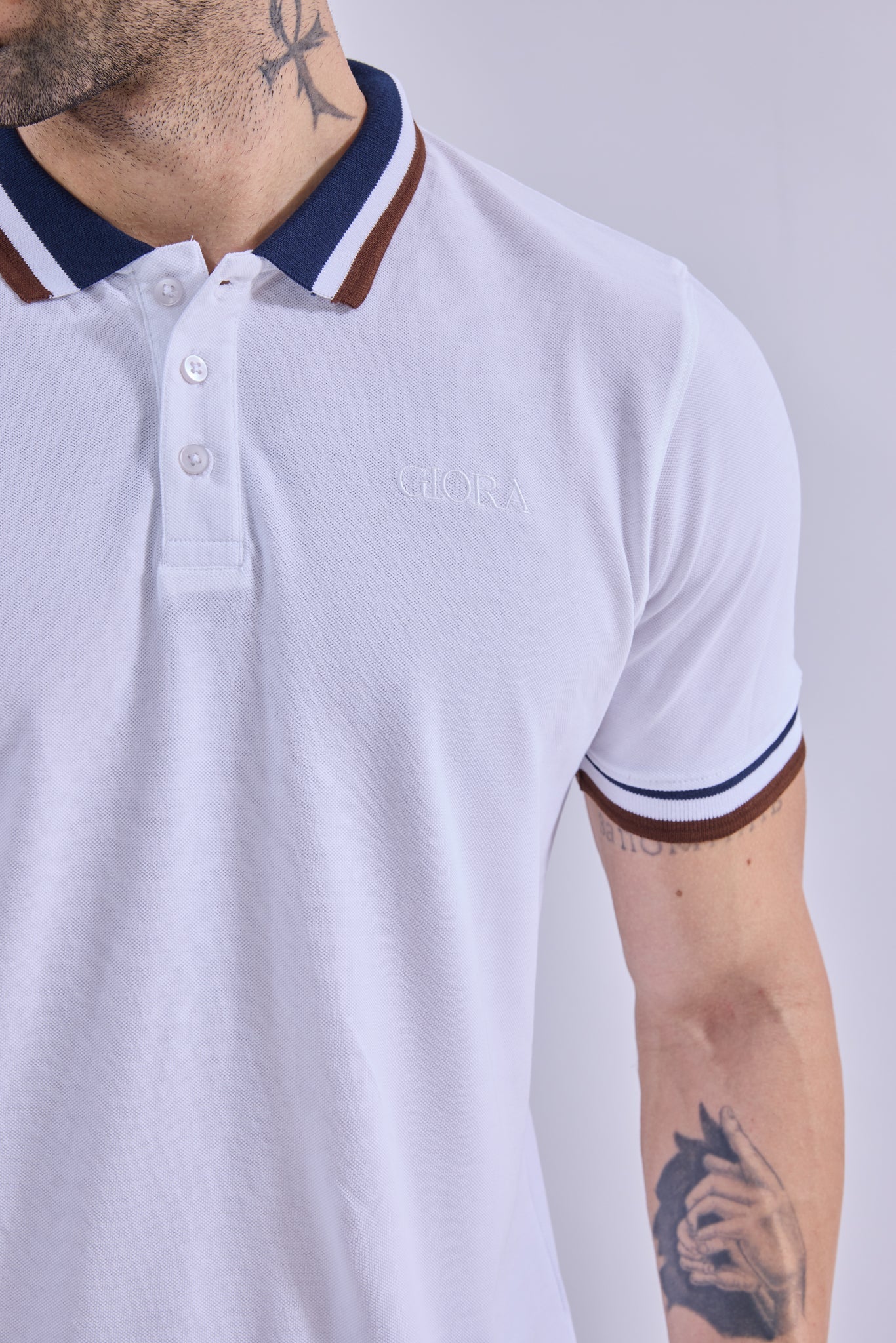 Polo - GIORAcottonGIORAPoloGI-POL-0005-WH-SSGIORACotton