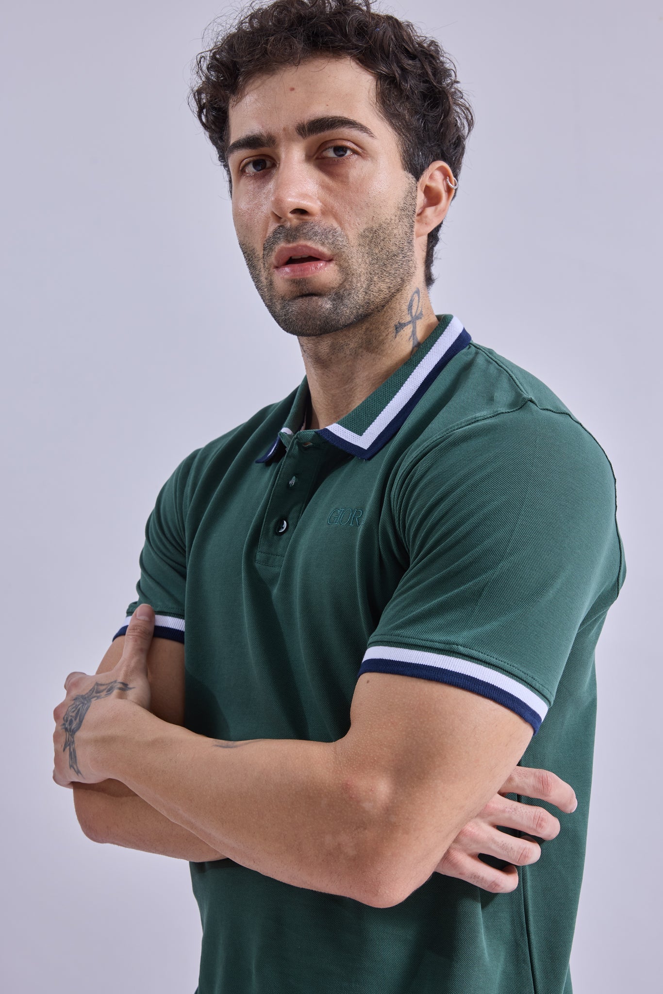 Polo - GIORAcottonGIORAPoloGI-POL-0001-GRN-SSGIORACotton