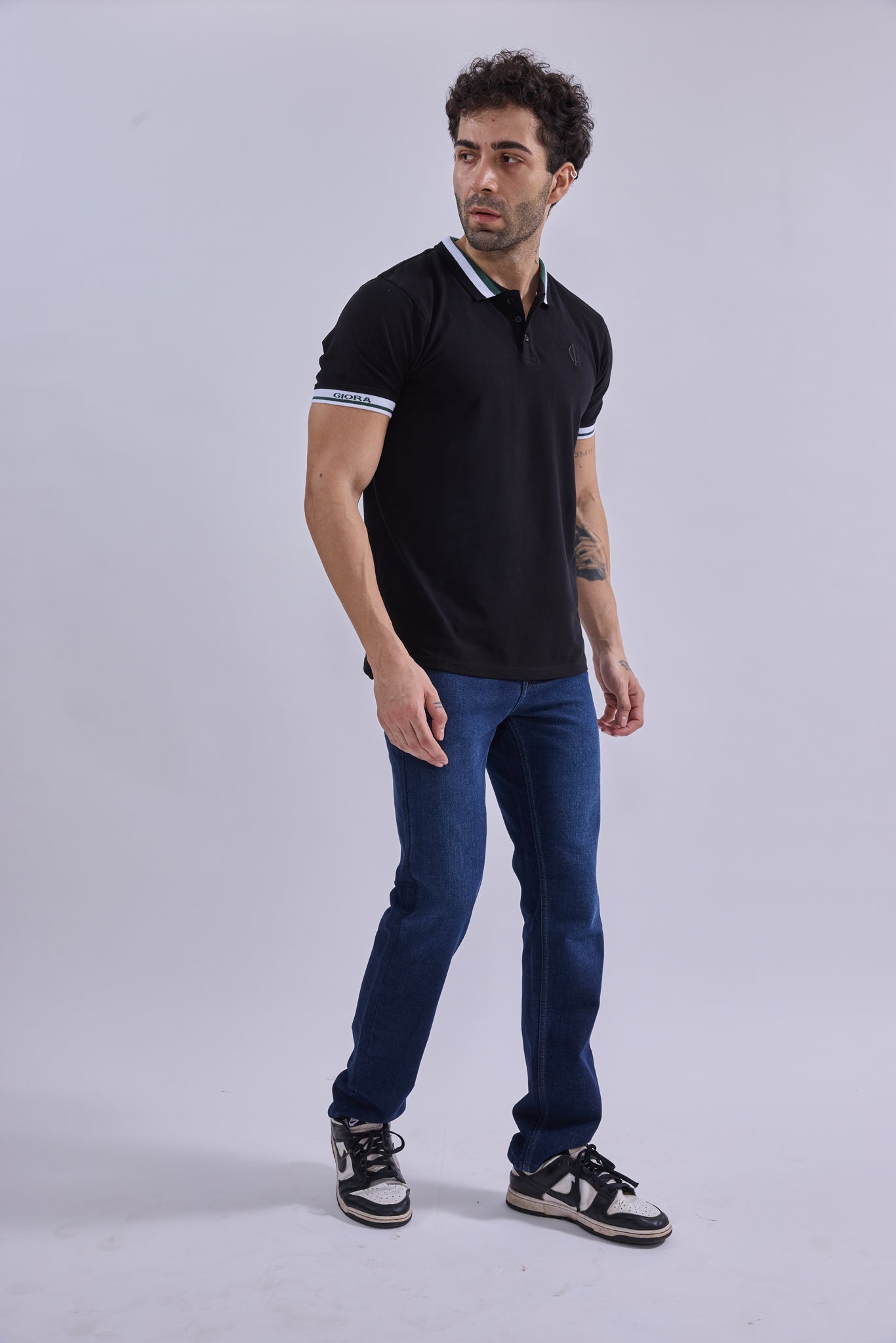 Polo - GIORAcottonGIORAPoloGI-POL-0004-BK-SSGIORACotton