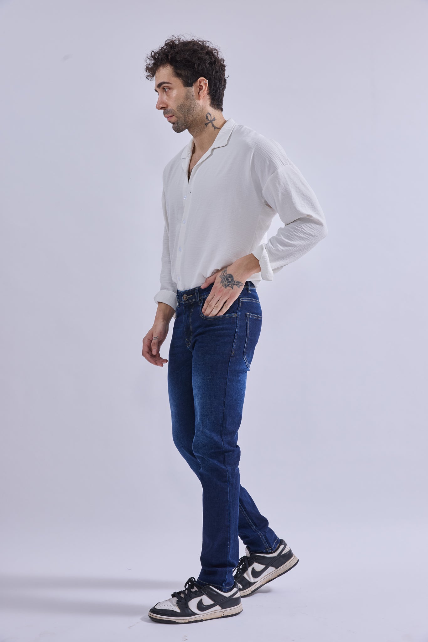 Regular Fits Jeans - GIORAcottonGIORARegular Fits JeansGI-JE-0010-30Indigo NavyGIORASkinny leg30