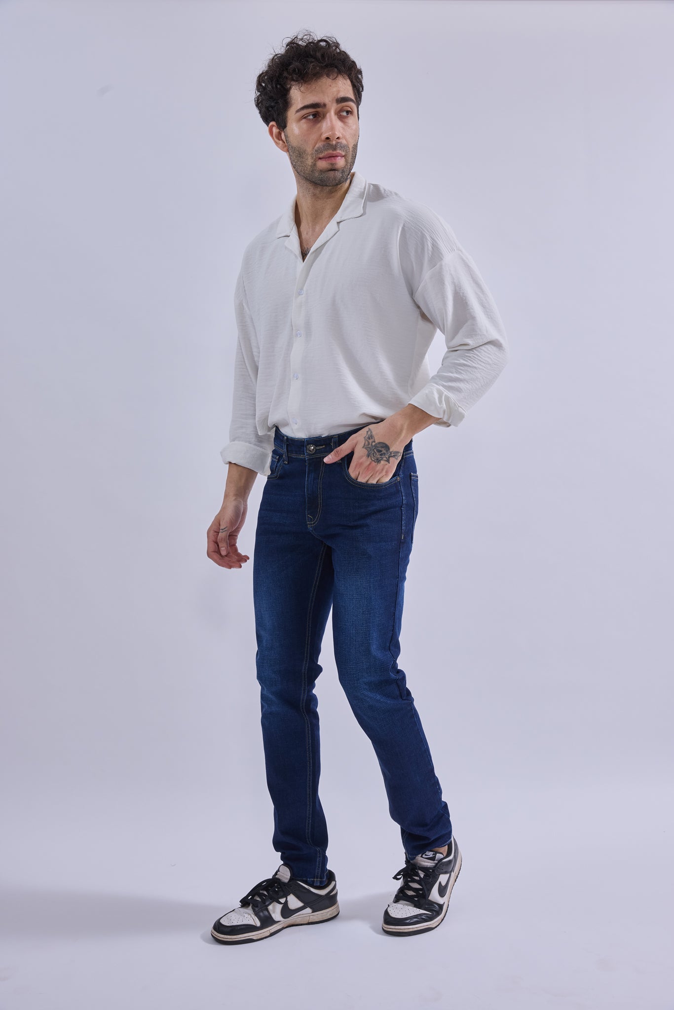 Regular Fits Jeans - GIORAcottonGIORARegular Fits JeansGI-JE-0010-30Indigo NavyGIORASkinny leg30