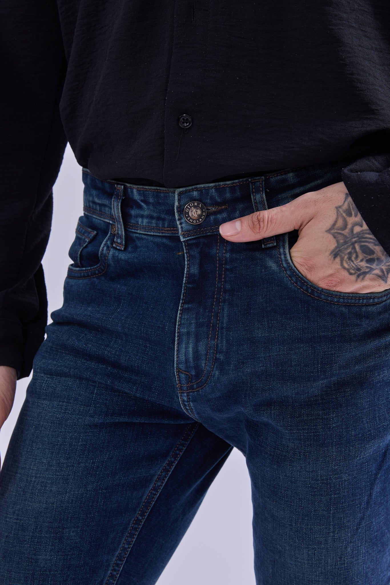 Regular Fits Jeans - GIORAcottonGIORARegular Fits JeansGI-JE-0011-3030GIORASkinny legCotton