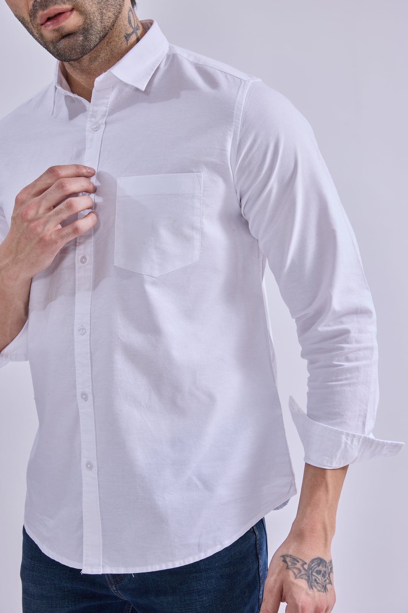 Shirt - GIORAcottonGIORAShirtGI-SH-0001-OXWH-SSGIORACotton