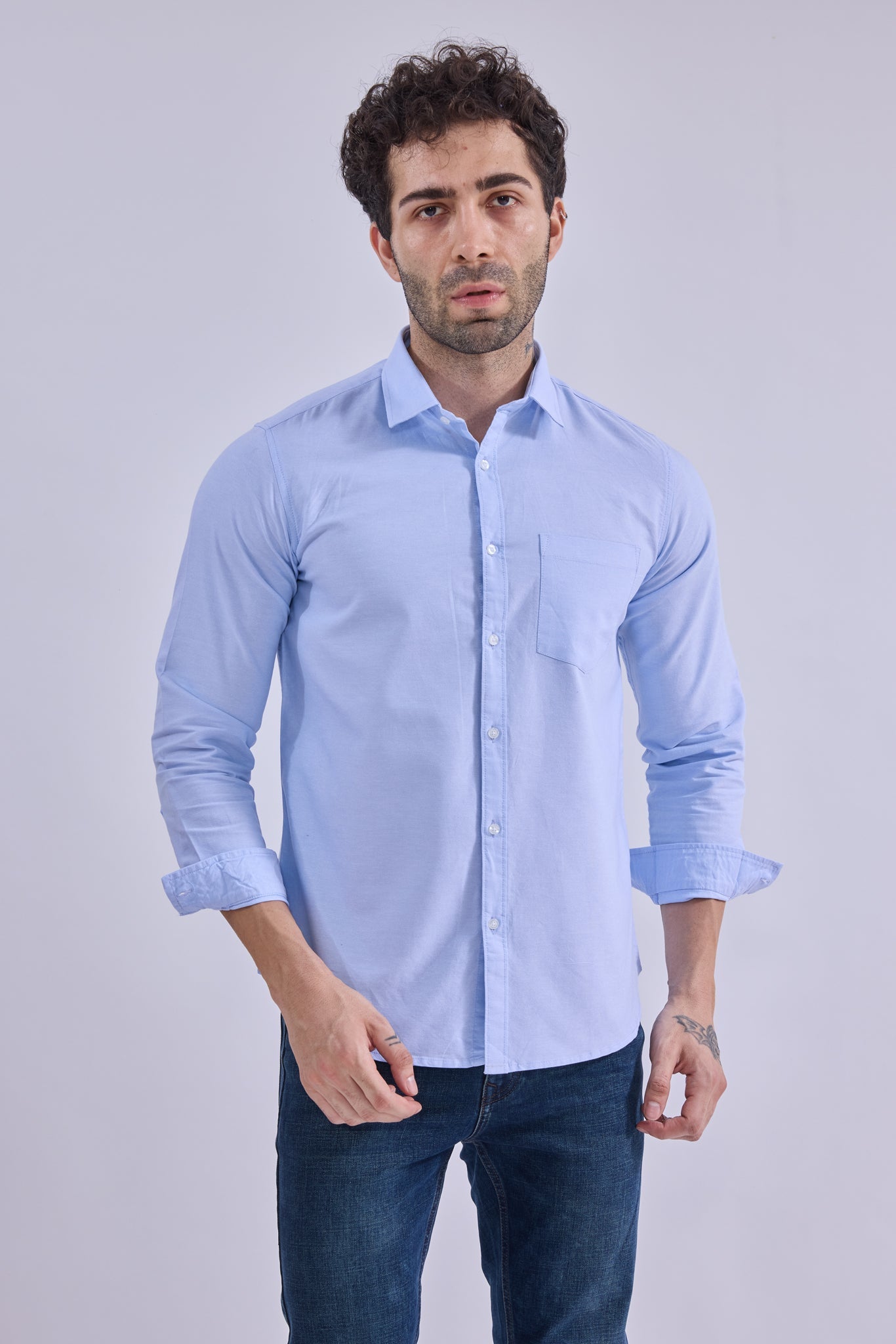 Shirt - GIORAcottonGIORAShirtGI-SH-0003-OXSB-SSGIORACotton