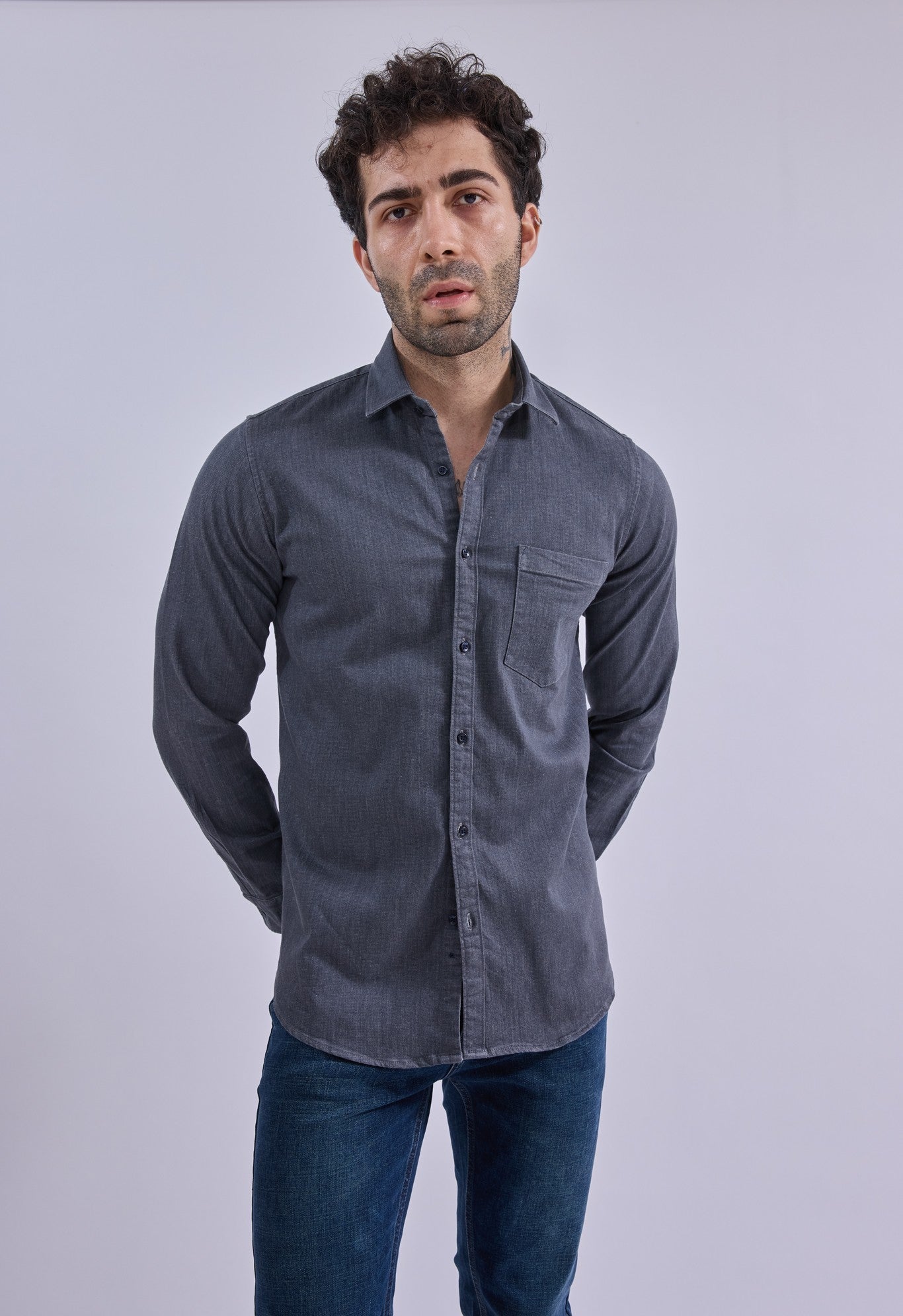 Shirt - GIORADenimGIORAShirtGI-SH-DM-0014-STGR-SSGIORADenim