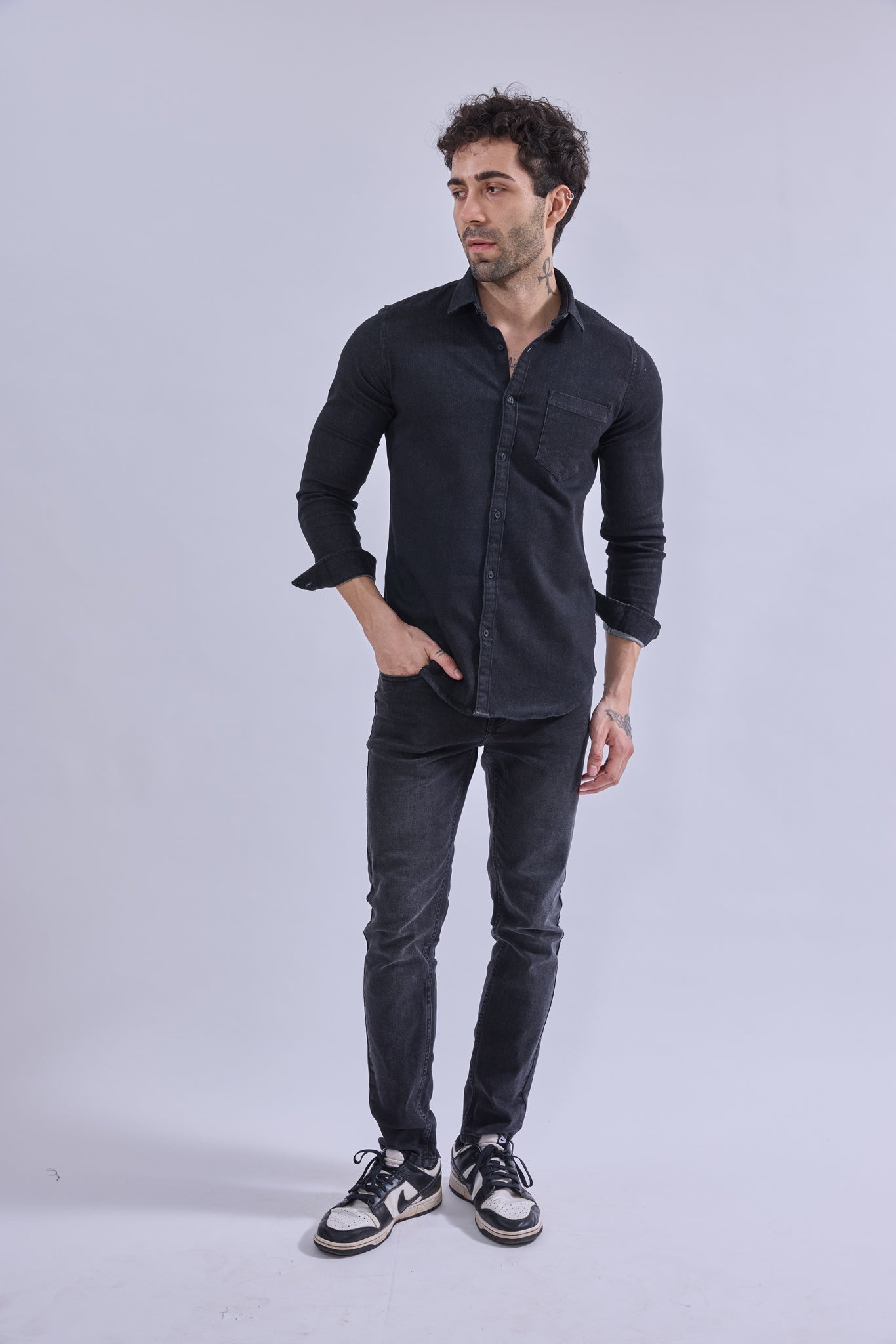 Shirt - GIORADenimGIORAShirtGI-SH-DM-0016-BKIND-SSGIORADenim