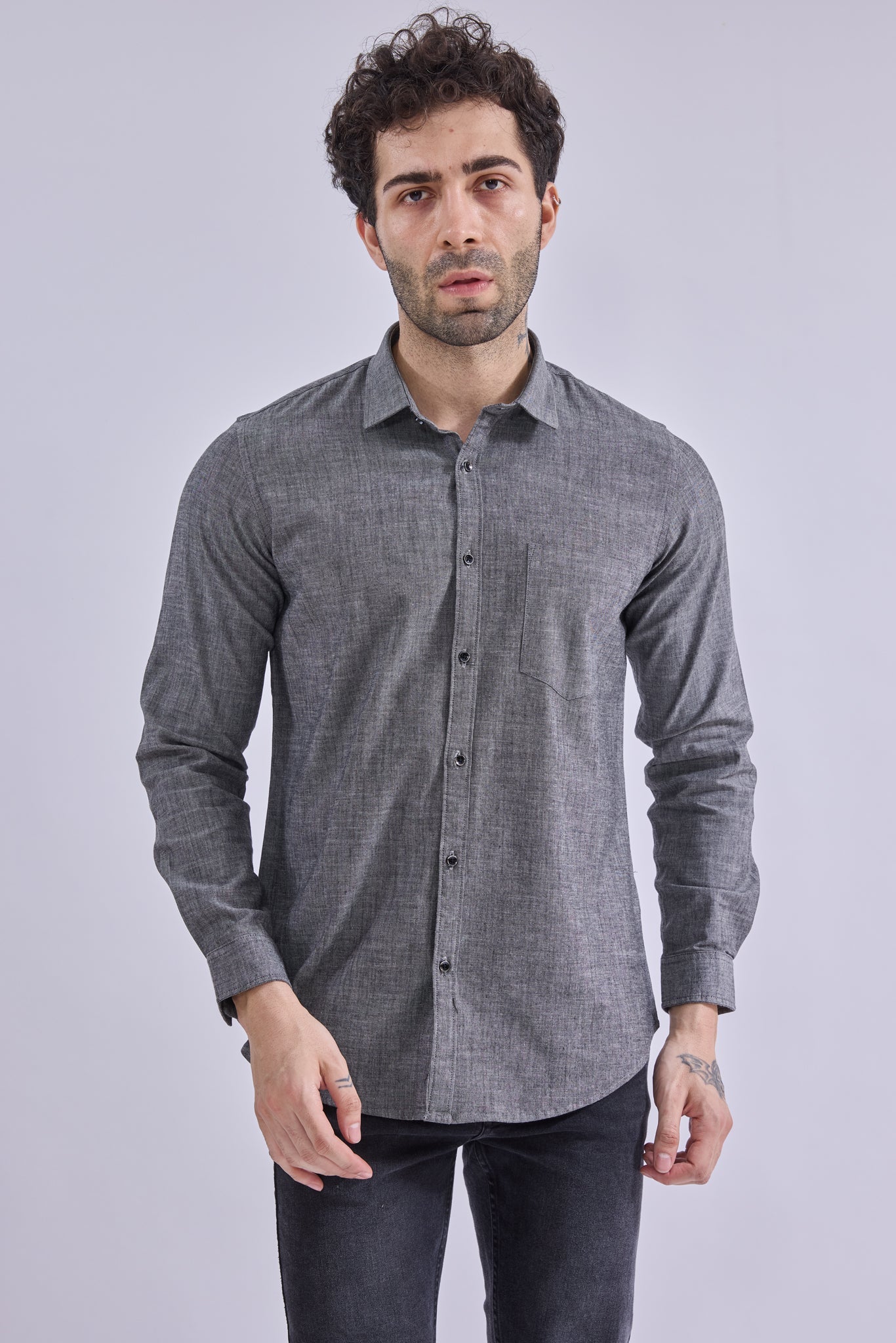Shirt - GIORADenimGIORAShirtGI-SH-DM-0018-GPHGR-SSGIORADenim