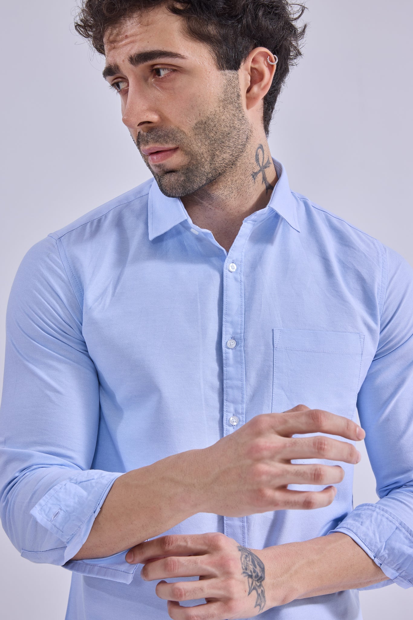 Shirt - GIORAcottonGIORAShirtGI-SH-0003-OXSB-SSGIORACotton