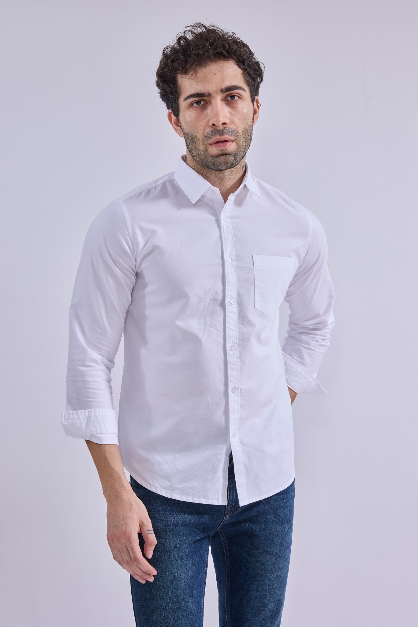 Shirt - GIORAcottonGIORAShirtGI-SH-0001-OXWH-SSGIORACotton