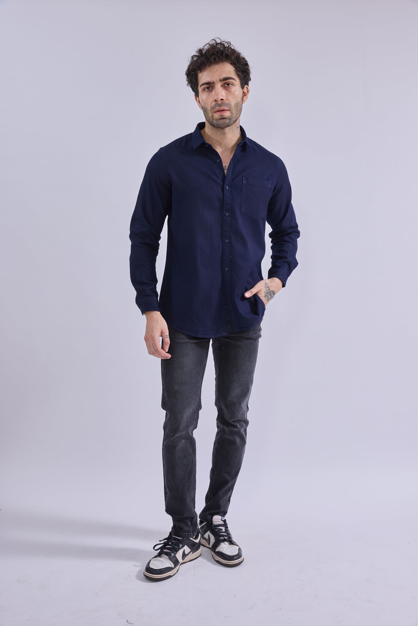 Shirt - GIORADenimGIORAShirtGI-SH-DM-0015-DKNVY-SSGIORADenim