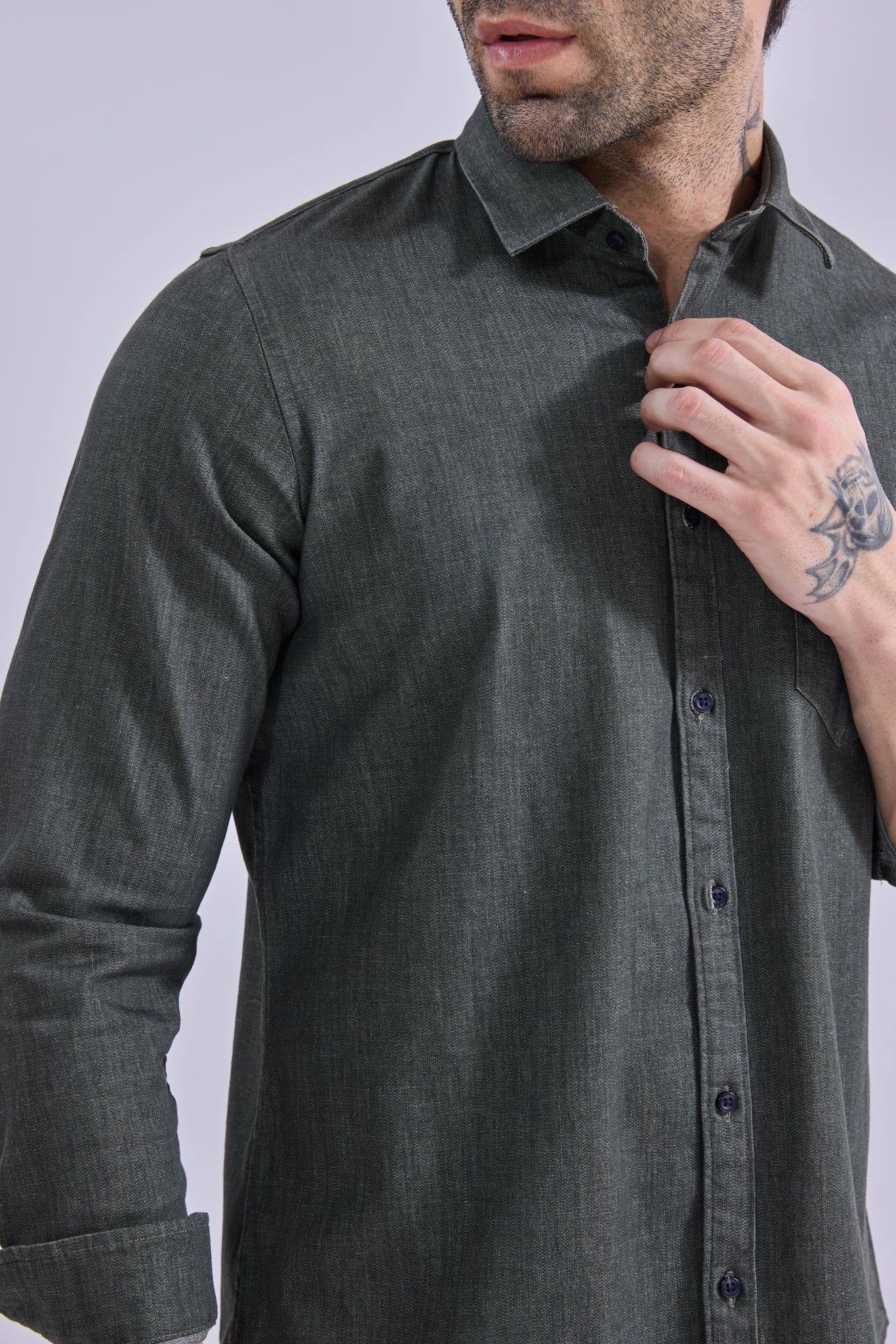 Shirt - GIORADenimGIORAShirtGI-SH-DM-0011-OGRN-SSGIORADenim