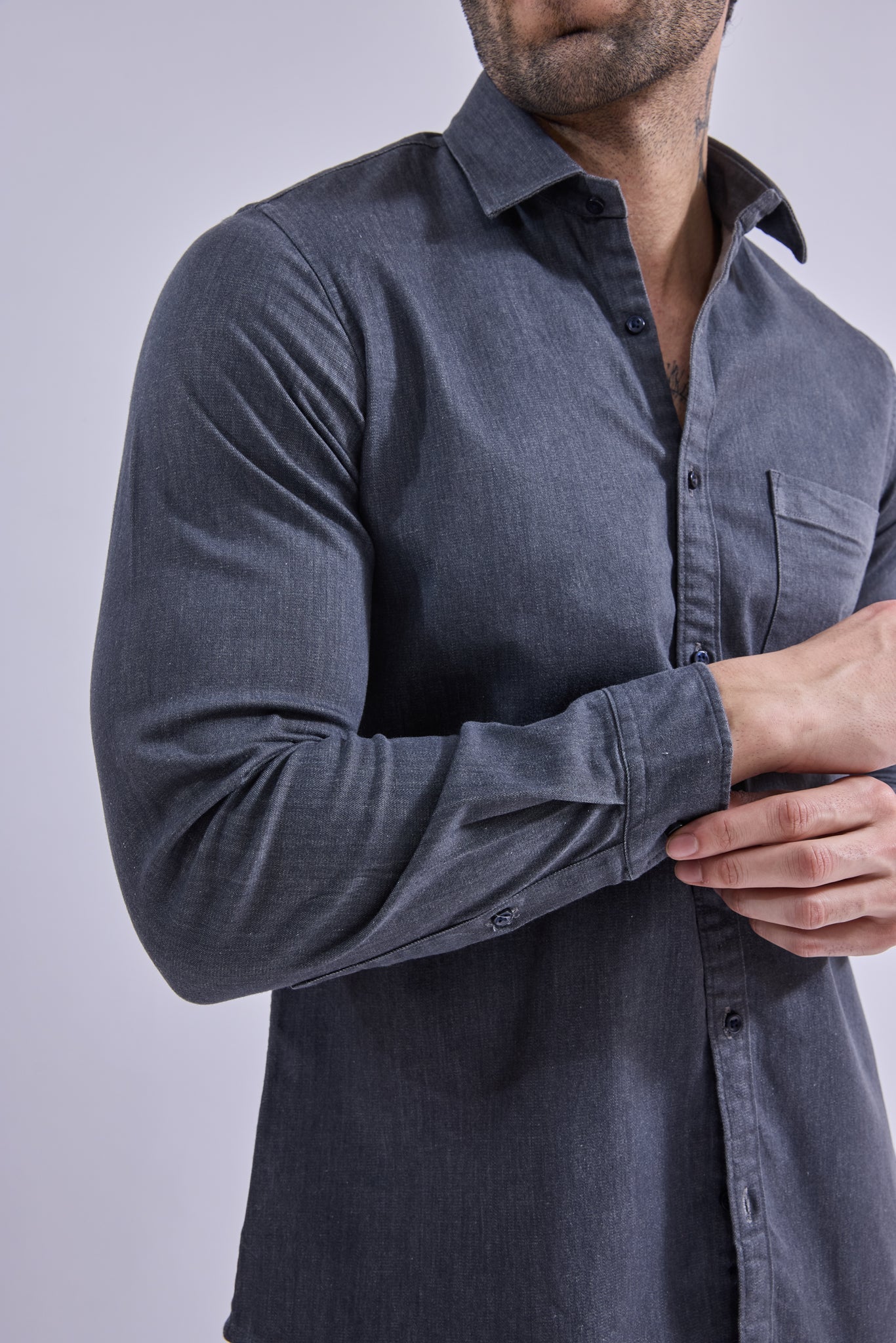 Shirt - GIORADenimGIORAShirtGI-SH-DM-0014-STGR-SSGIORADenim
