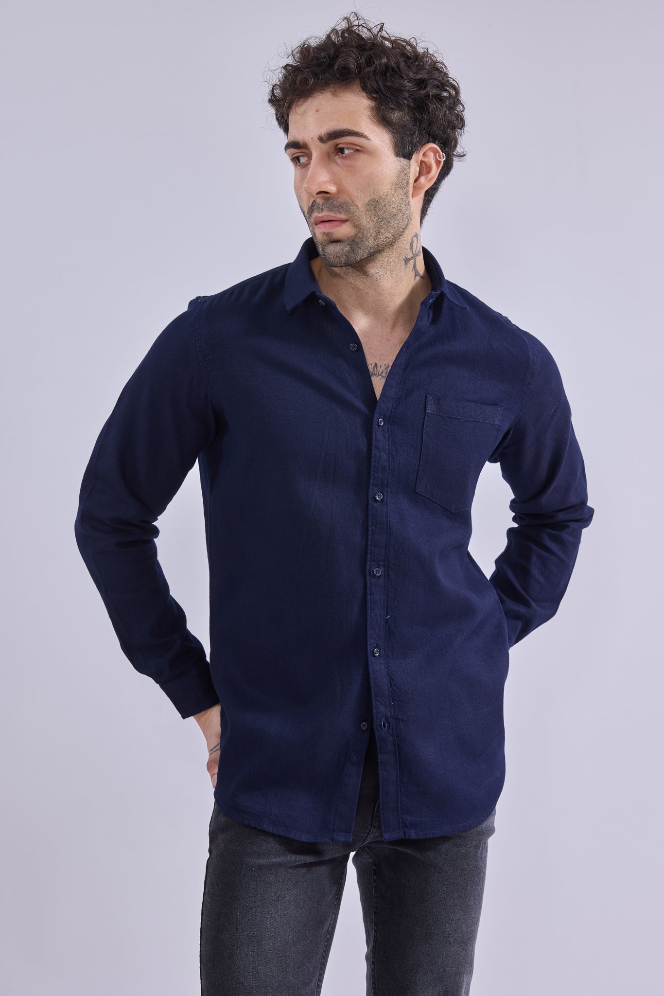 Shirt - GIORADenimGIORAShirtGI-SH-DM-0015-DKNVY-SSGIORADenim