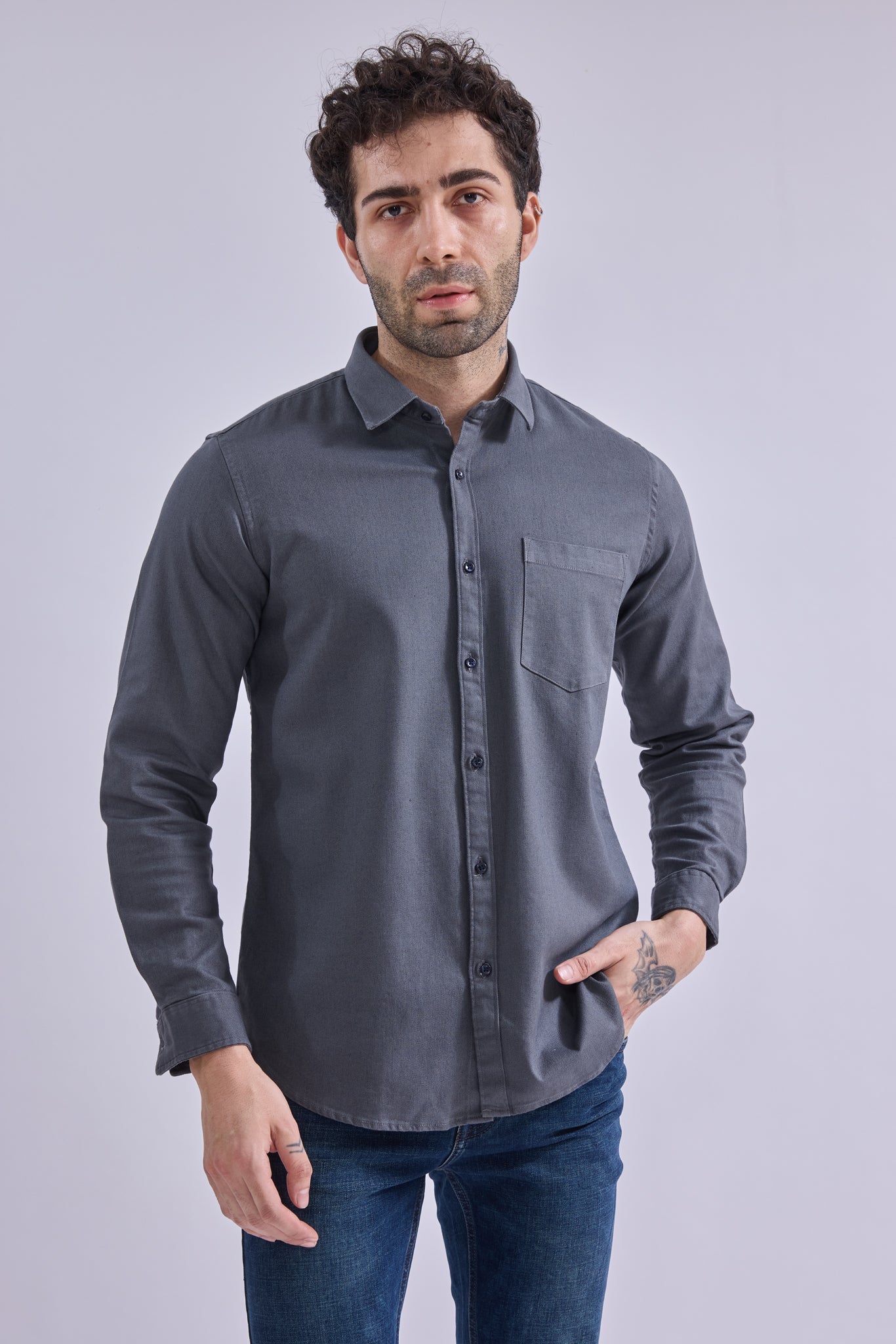 Shirt - GIORADenimGIORAShirtGI-SH-DM-0017-GR-SSGIORADenim