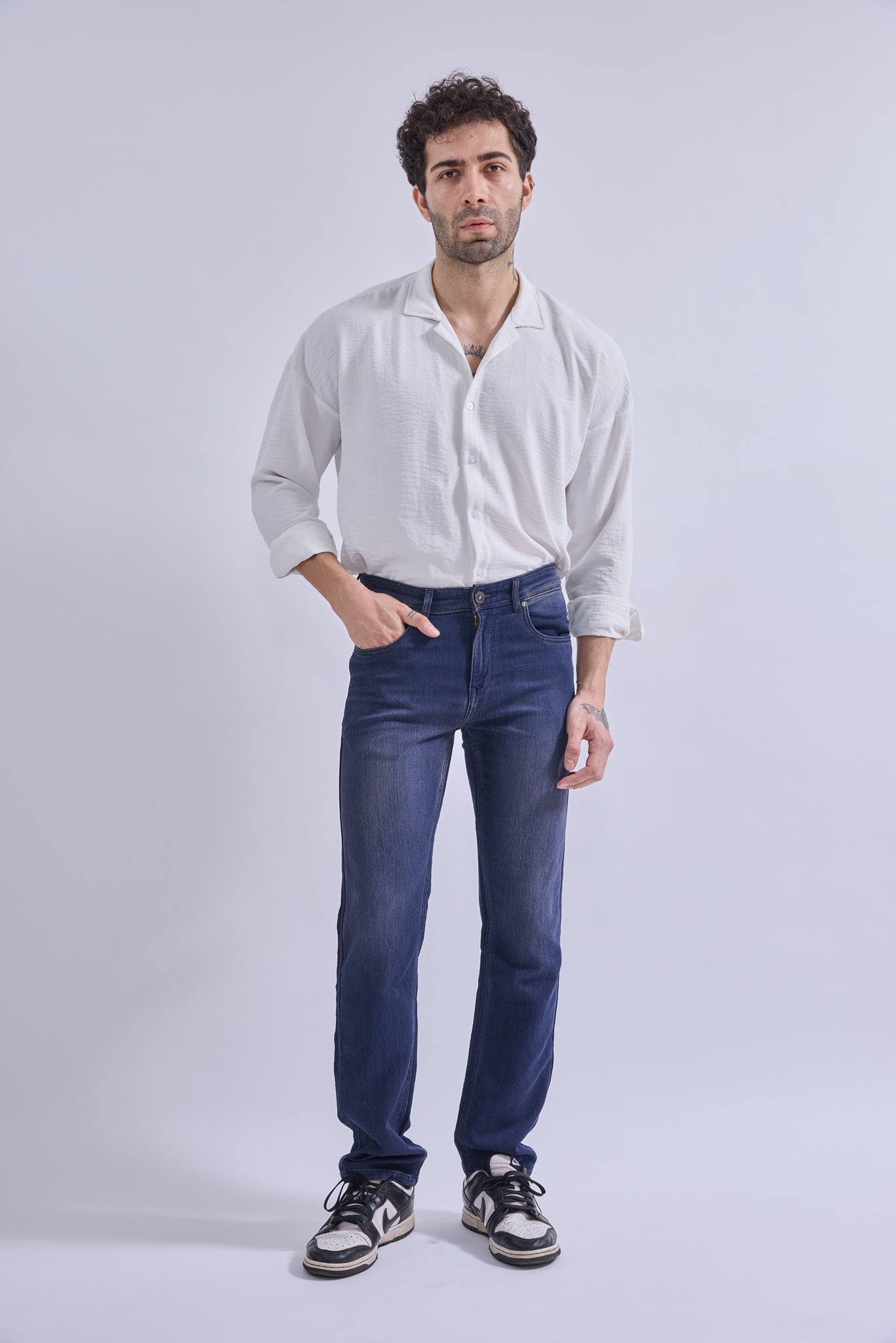 Straight Fit Jeans - GIORAcottonGIORAStraight Fit JeansGI-JE-0004- MRNT-3232GIORACotton