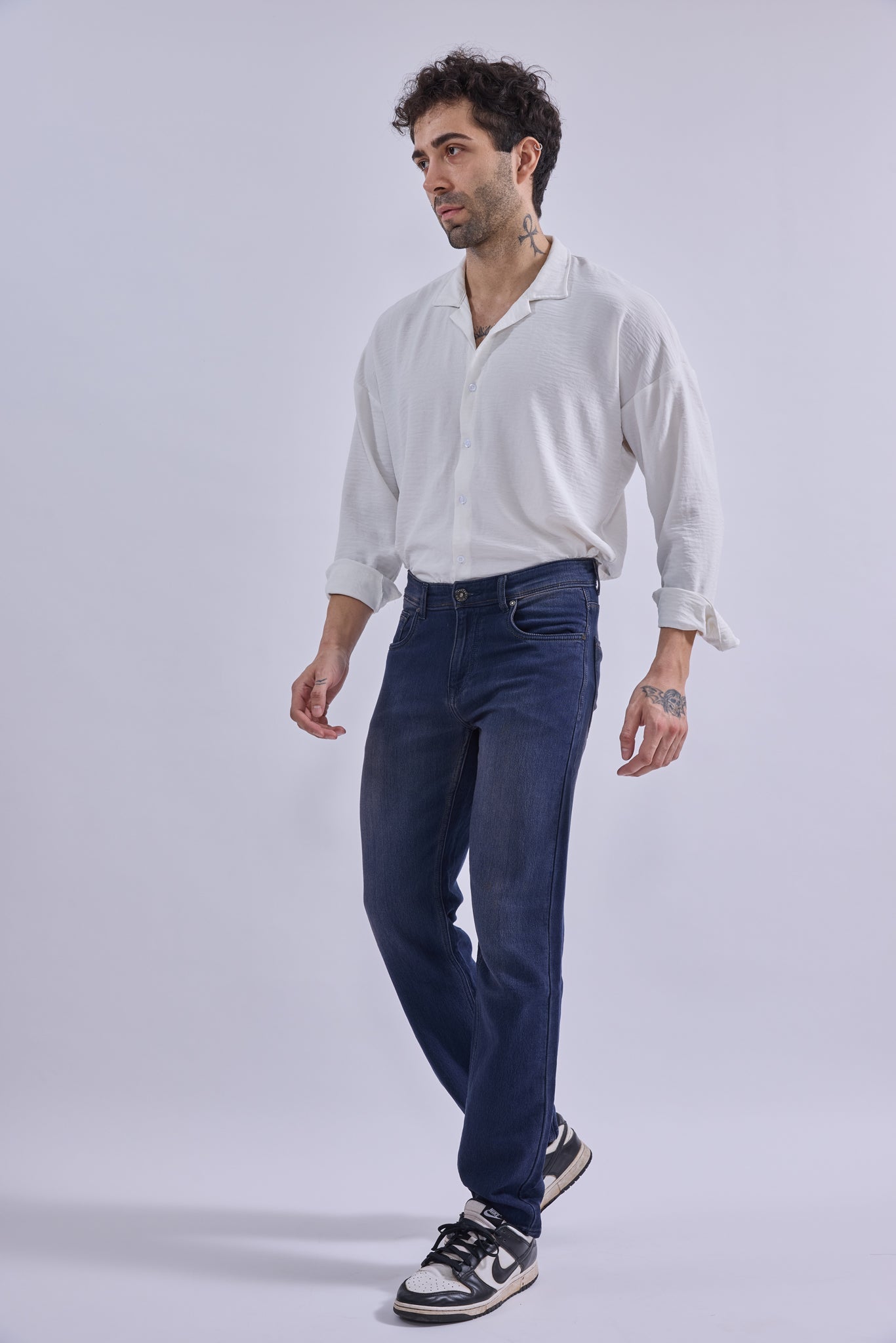 Straight Fit Jeans - GIORAcottonGIORAStraight Fit JeansGI-JE-0004- MRNT-3232GIORACotton