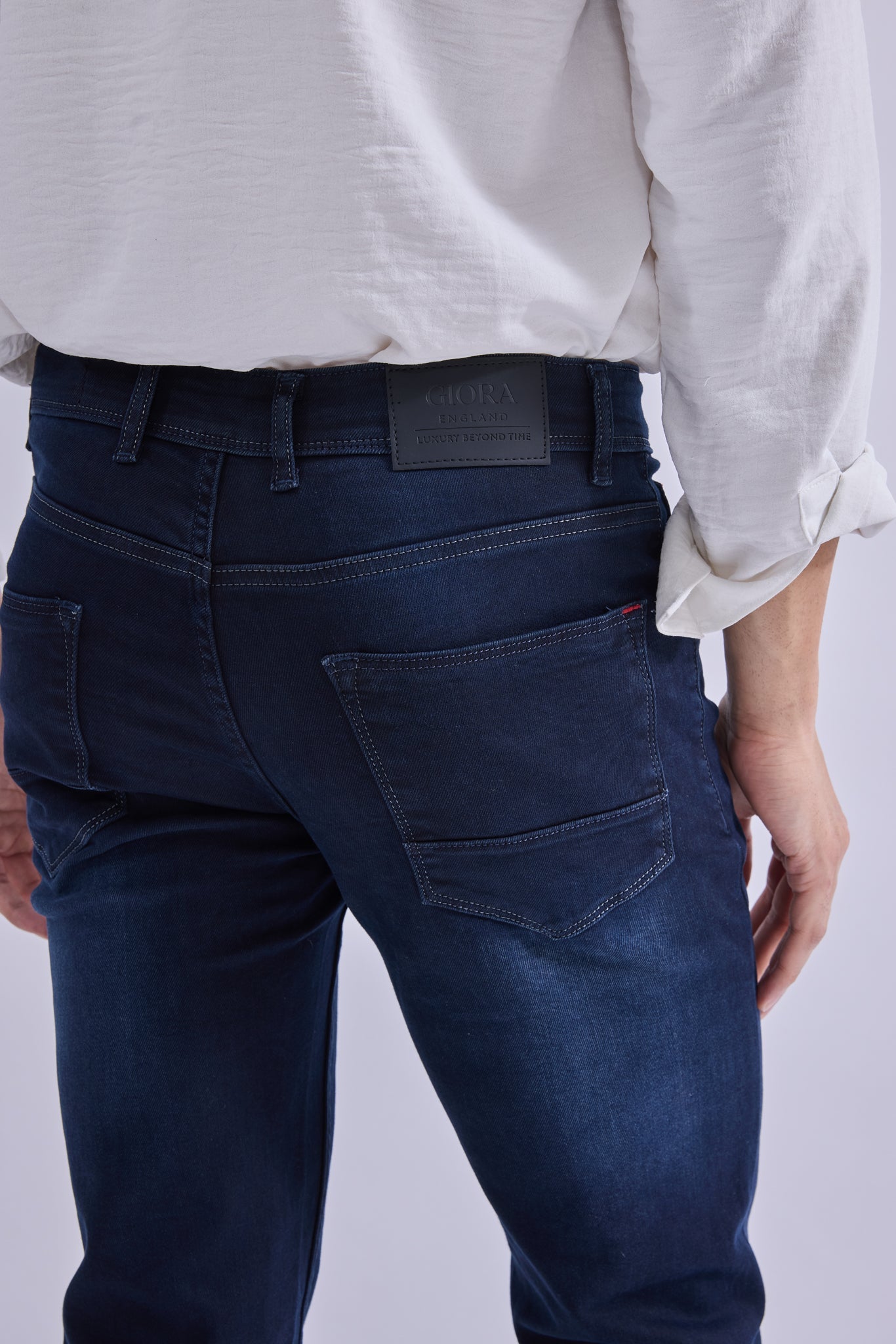 Straight Fit Jeans - GIORAcottonGIORAStraight Fit JeansGI-JE-0003-NVYRW-3232GIORACotton