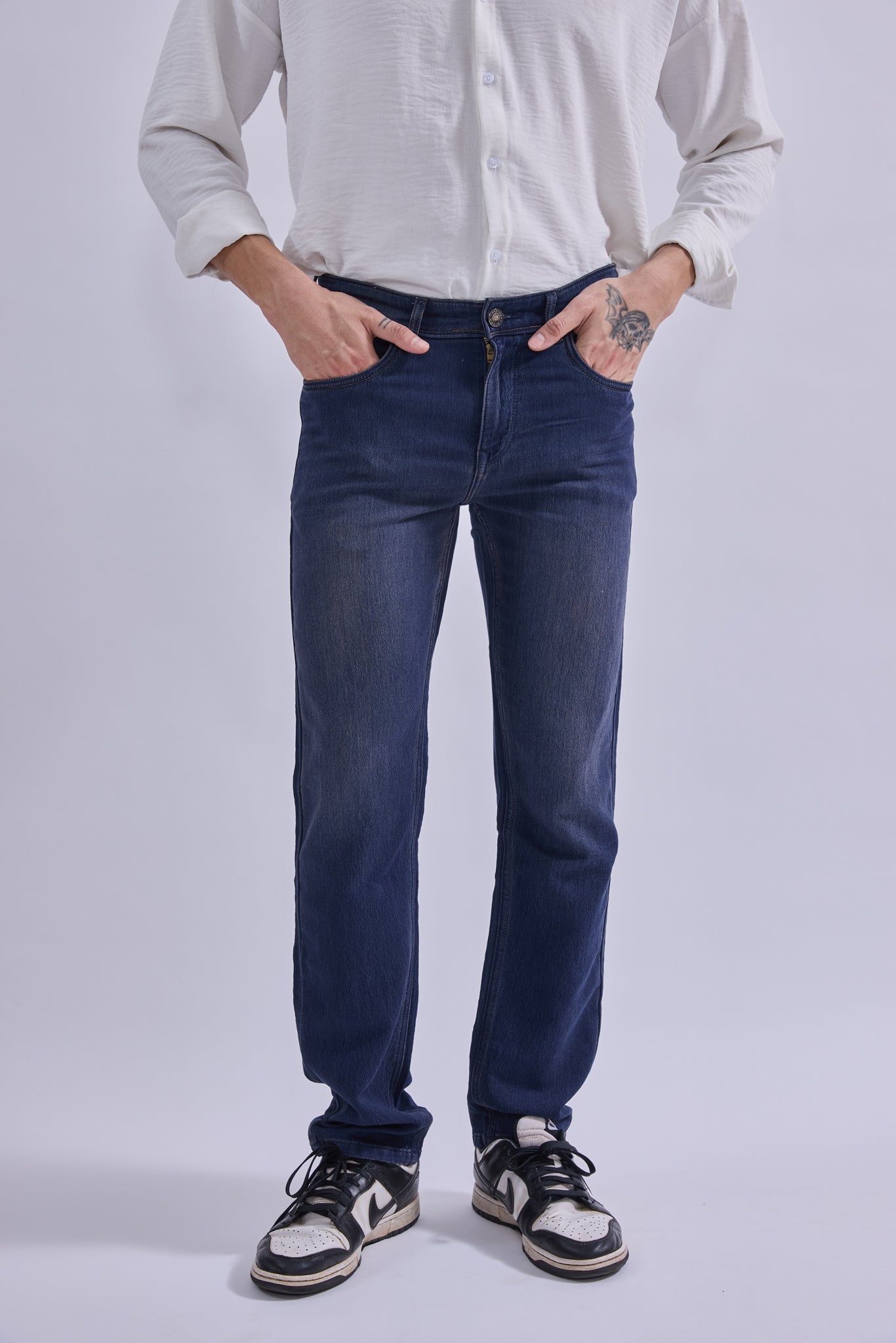 Straight Fit Jeans - GIORAcottonGIORAStraight Fit JeansGI-JE-0004- MRNT-3232GIORACotton