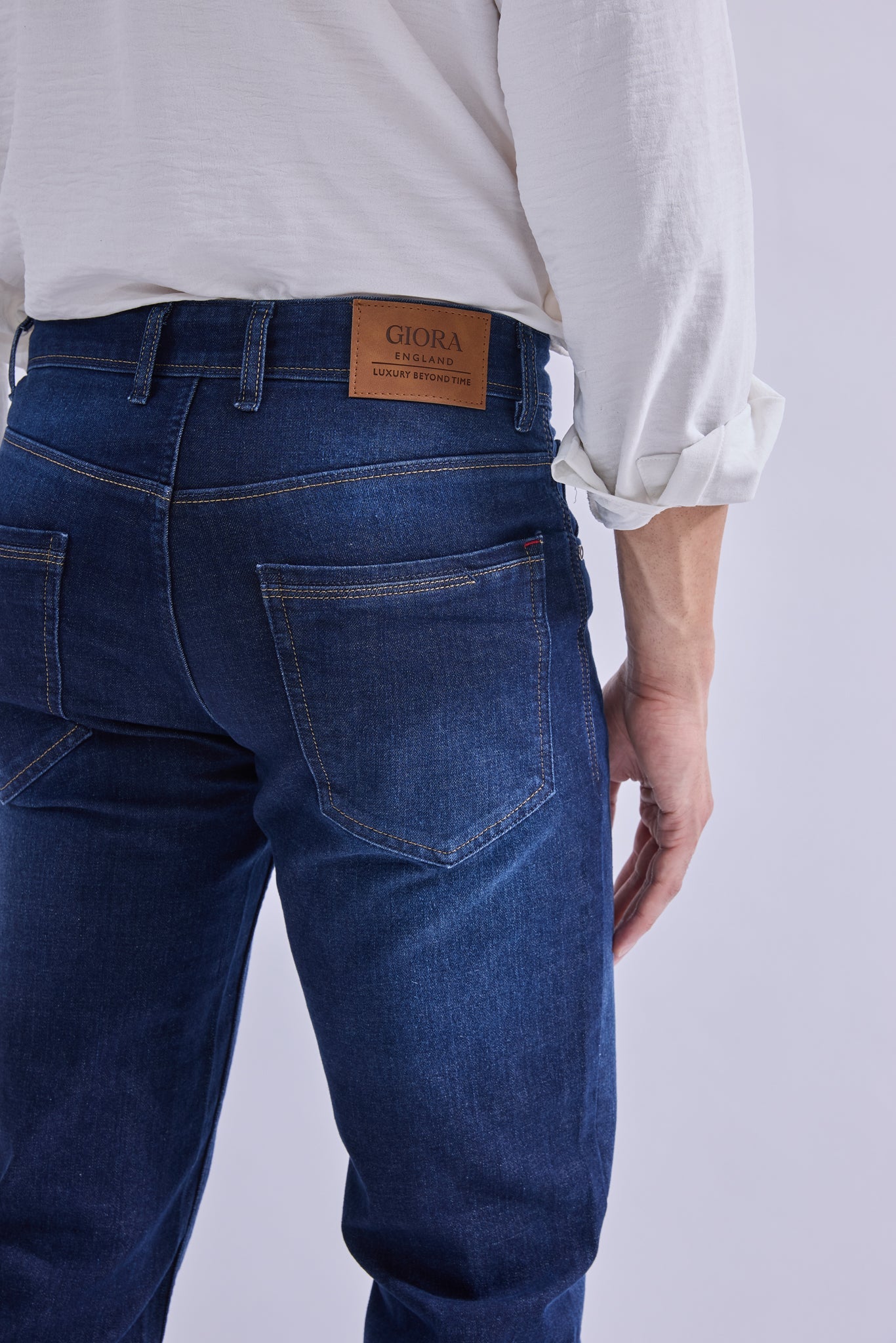 Straight Fit Jeans - GIORAcottonGIORAStraight Fit JeansGI-JE-0006-NVYDARKDX-3232GIORACotton