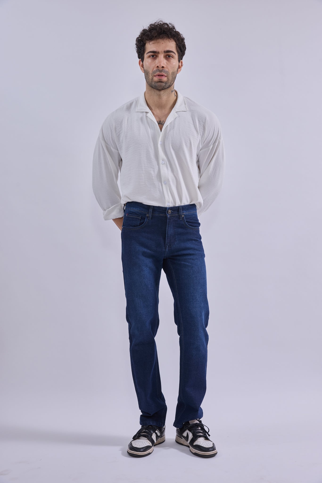 Straight Fit Jeans - GIORAcottonGIORAStraight Fit JeansGI-JE-0006-NVYDARKDX-3232GIORACotton