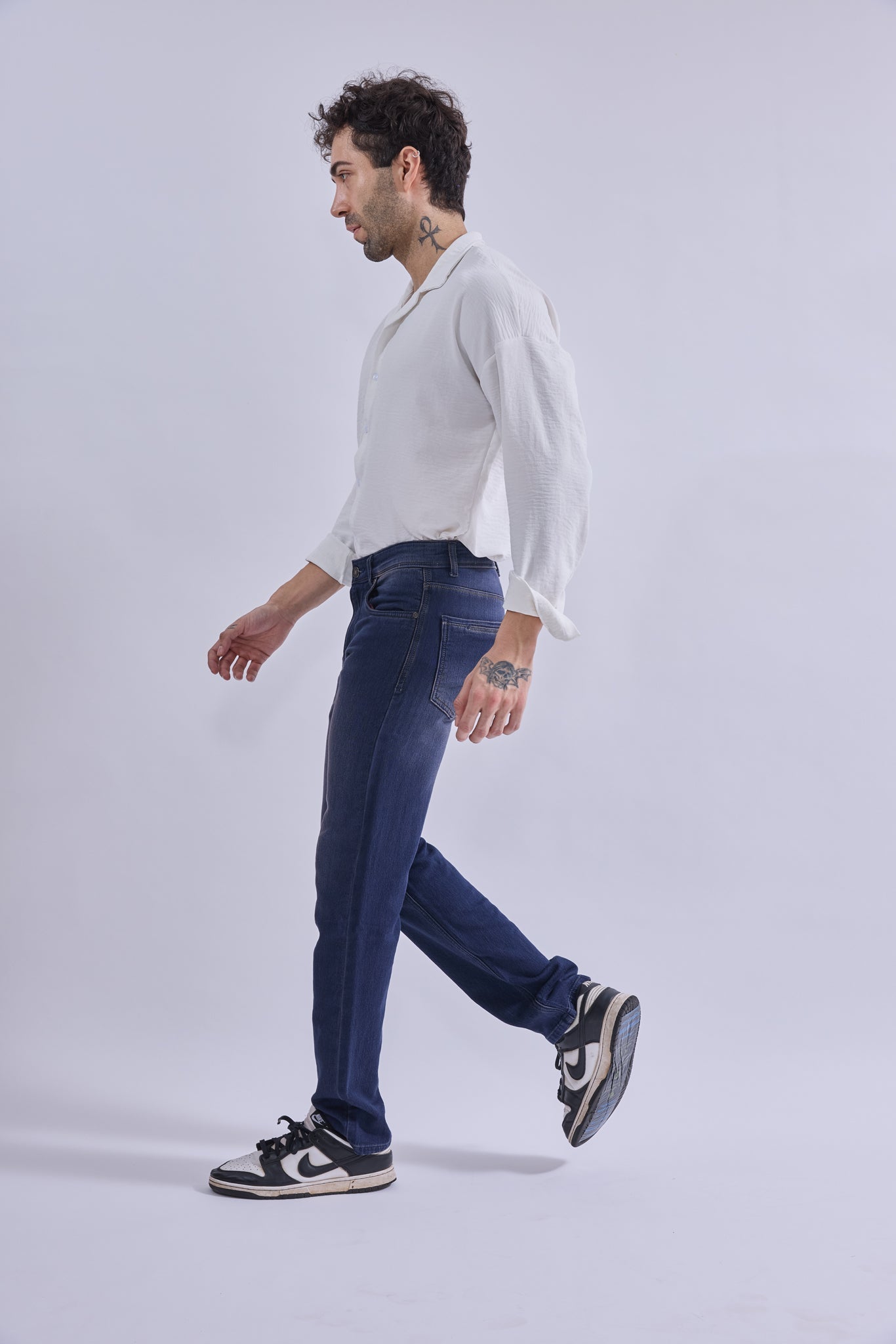 Straight Fit Jeans - GIORAcottonGIORAStraight Fit JeansGI-JE-0004- MRNT-3232GIORACotton