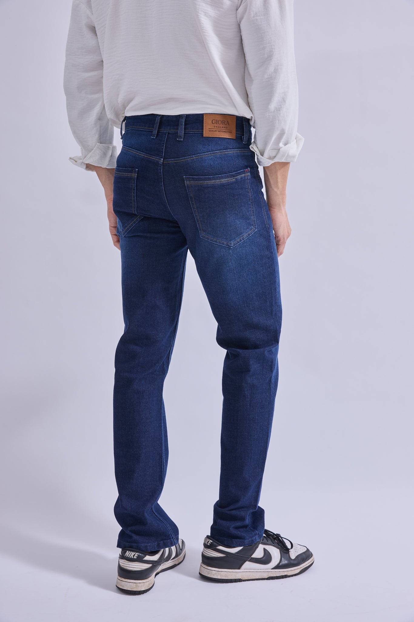 Straight Fit Jeans - GIORAcottonGIORAStraight Fit JeansGI-JE-0006-NVYDARKDX-3232GIORACotton