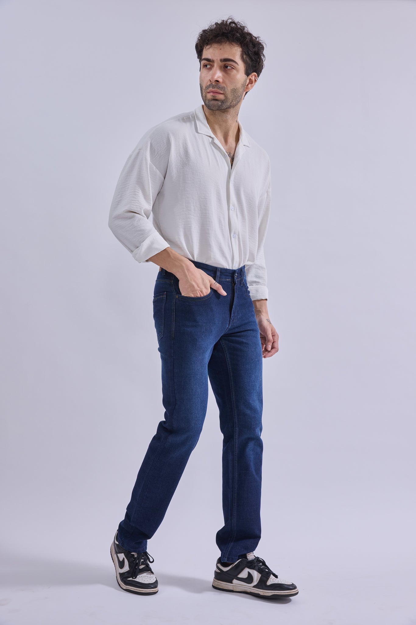 Straight Fit Jeans - GIORAcottonGIORAStraight Fit JeansGI-JE-0006-NVYDARKDX-3232GIORACotton
