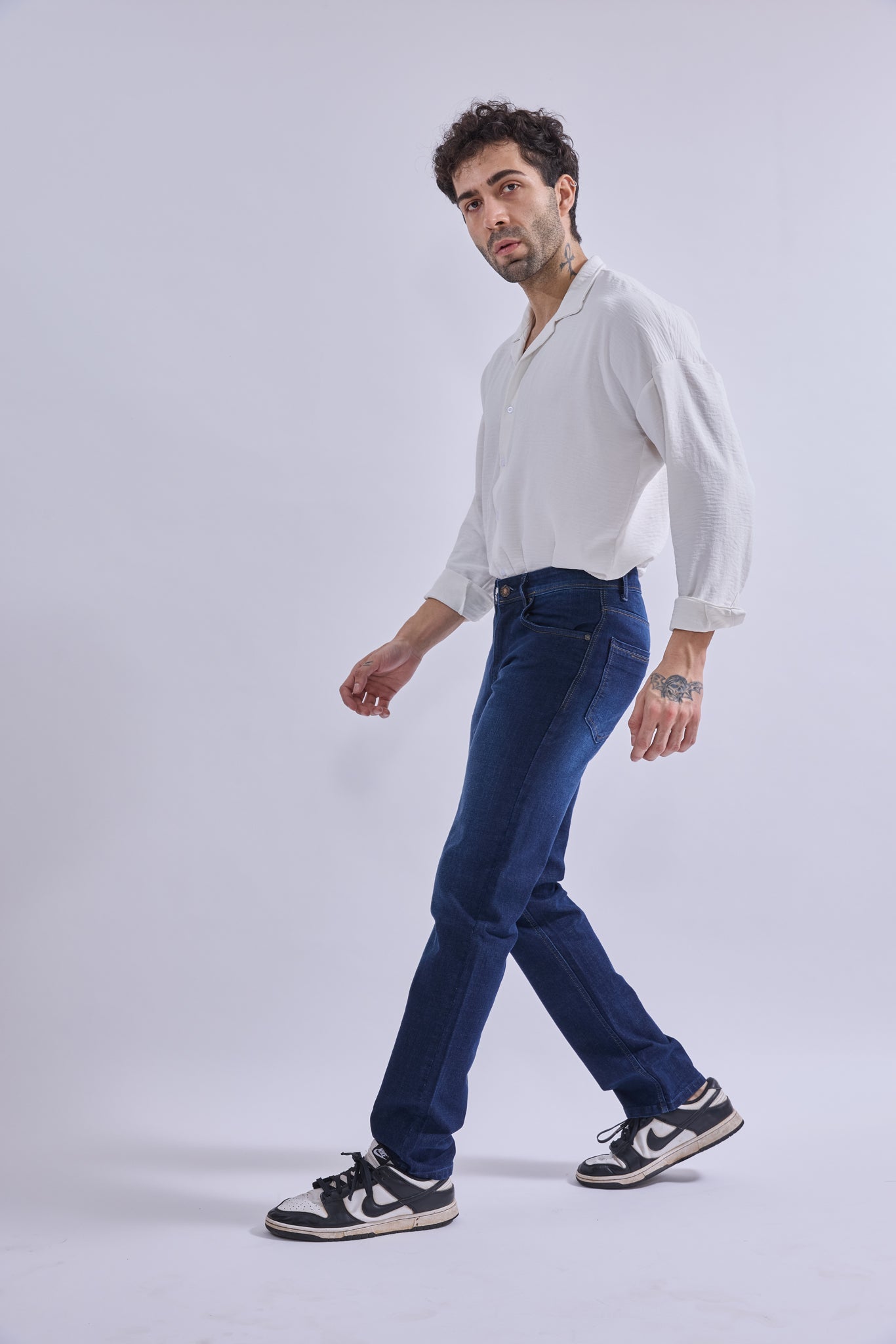 Straight Fit Jeans - GIORAcottonGIORAStraight Fit JeansGI-JE-0006-NVYDARKDX-3232GIORACotton