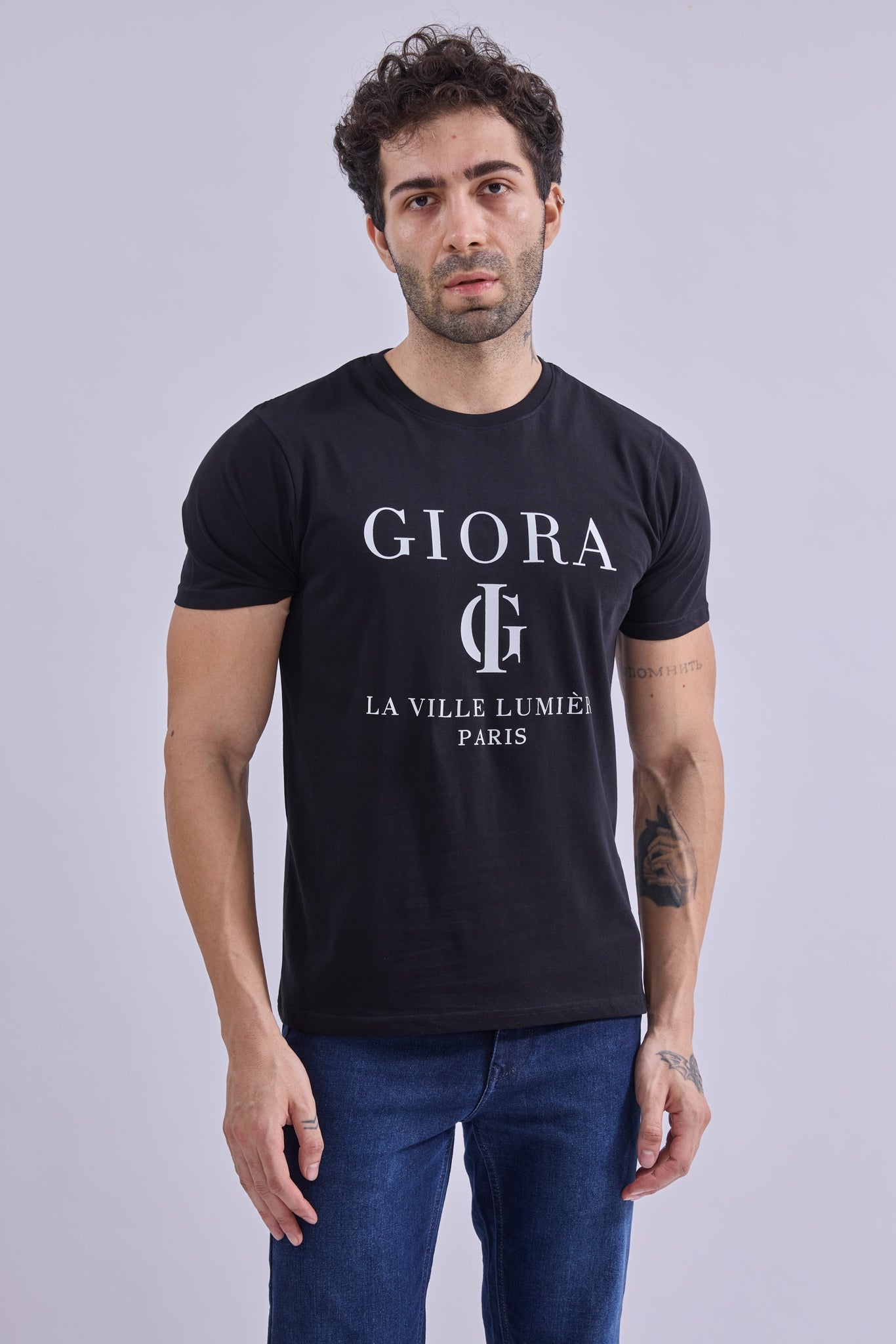 T-Shirt - GIORA100% Super Combed CottonGIORAT-ShirtGI-TS-0002-BK-SCottonGIORAS